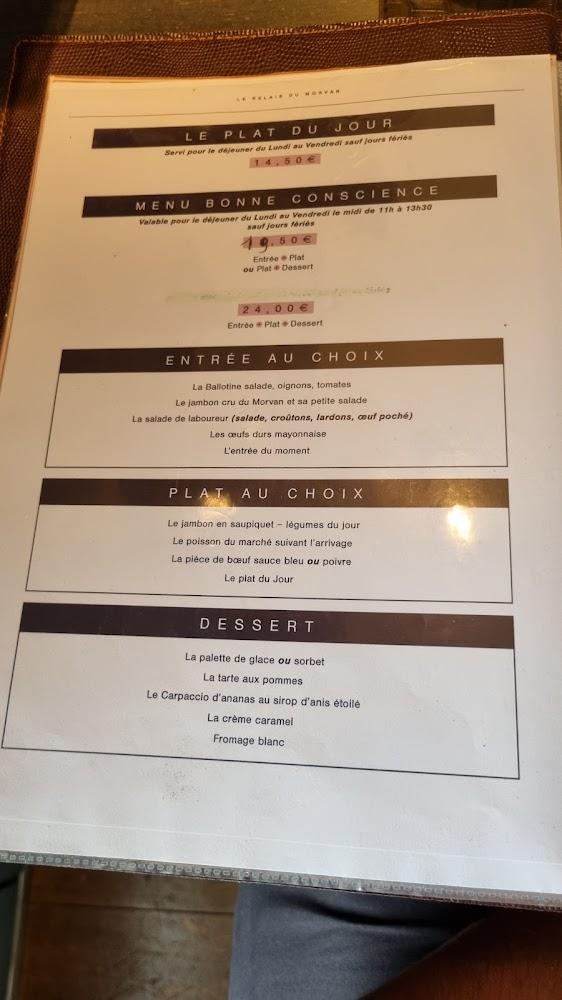 Le relais du Morvan - Menu Image 4